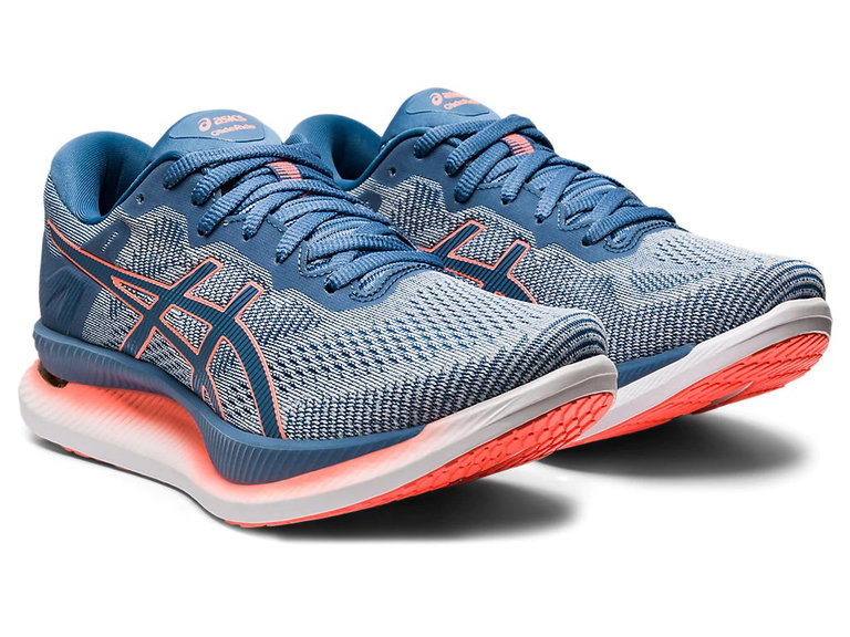 Asics Running Shoes GlideRide (Cushioning) Light Blue Women